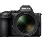 Nikon Z5II mirrorless camera shown from the front with a Nikkor Z 24–70mm F4 S lens